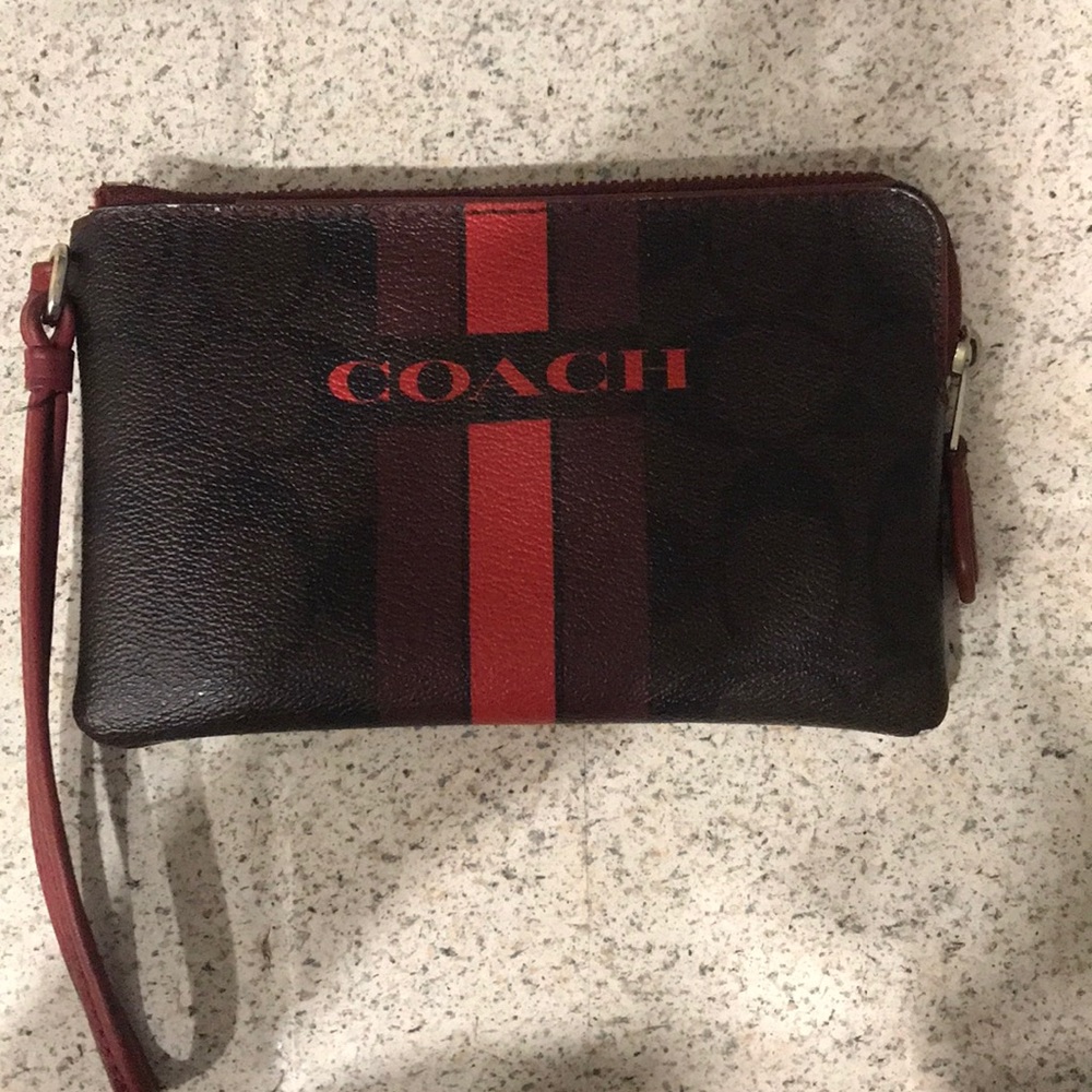 Authentic coach wristlet